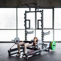 Multifunkčný stojan s platformou na zdvíhanie činiek a hip thrust HMS SMP01