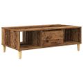 vidaXL Konferenčný stolík Staré drevo 102 x 55 x 35 cm