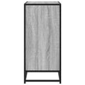 vidaXL Komoda sivá sonoma 68x35x76 cm kompozitné drevo a kov