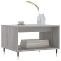 vidaXL Konferenčný stolík sivý dub sonoma 60x50x40cm kompozitné drevo