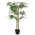 vidaXL Umelý bambusový strom 380 listov 80 cm zelený