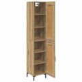 vidaXL Highboard Remeselný dub 34,5 x 34 x 180 cm Kompozitné drevo