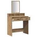 vidaXL Toaletný stolík Remeselný dub 79 x 41 x 140 cm Kompozitné drevo