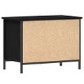 vidaXL TV skrinka 60 x 35 x 45 cm Čierny dub Kompozitné drevo