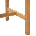 vidaXL Barový stôl Prírodná 150 x 75 x 105 cm Husté teakové drevo