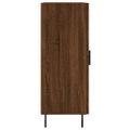 vidaXL Komoda hnedý dub 34,5x34x90 cm spracované drevo