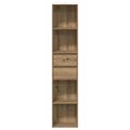 vidaXL skrinka na knihy Artisan Dub 36x30x171 cm Drevo