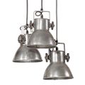 vidaXL Závesná lampa 25 W starožitná strieborná 30x30x100 E27