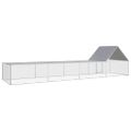 vidaXL Kurín 8x2x2 m, pozinkovaná oceľ