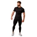 Bežecké tričko Pulse Black - GymBeam, veľkosť L, veľkosť oblečenia L