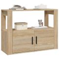 vidaXL Komoda dub sonoma 80x30x60 cm spracované drevo