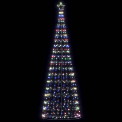 vidaXL LED vianočný stromček 550 LED farebné 300 cm