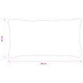 vidaXL Poťah na podložku 2 pcs HEERLEN Svetlosivá 40 x 80 cm PV fleece