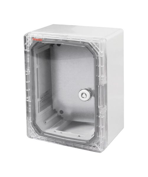 Skříň 39123-T MAGNA IP65, 280x210x130mm, průhledné dveře, součást: montážní deska