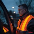 Reflexná vesta XL oranžová s certifikátom AMiO-01735