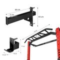 Skladacia posilňovacia klietka - Power Rack HMS KLT23 červená