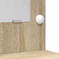 vidaXL Toaletný stolík Sonoma dub 50 x 41 x 135 cm Kompozitné drevo