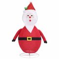 vidaXL Vianočná ozdoba figúrka Santa Claus LED luxusná látka 60 cm