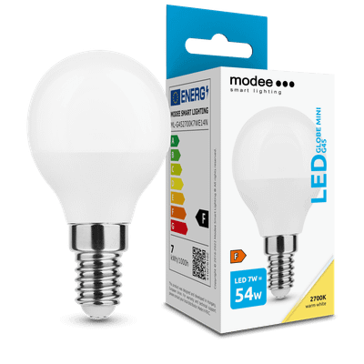 Modee Lighting LED Globe Mini žiarovka G45 7W E14 teplá biela (MLG452700K7WE14N)