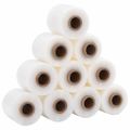 vidaXL Stretch fólia s rukoväťou 10 ks Priehľadná 23 µm 10 cm x 150 m
