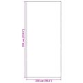 vidaXL Koberec do stanu Svetlosivá 550 x 250 cm Polyetylén