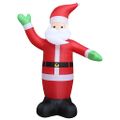 vidaXL Nafukovací vianočný Santa Claus s LED IP20 600 cm XXL