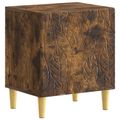 vidaXL Nočný stolík Dymový dub 43 x 34,5 x 50 cm Kompozitné drevo