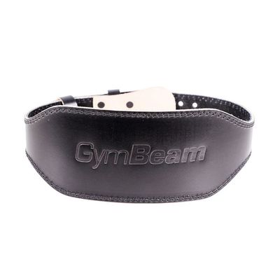 Fitness opasok celokožený čierny - GymBeam, veľkosť XXL