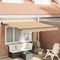 vidaXL Sklopná markíza Viacfarebný 350 x 250 cm