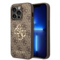 Obal Guess pre iPhone 15 Pro 6.1" GUHCP15L4GMGBR hnedý hardcase 4G Big Metal Logo