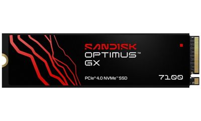 SANDISK Optimus GX 7100 NVMe 500GB SSD / NVMe M.2 PCIe Gen4 / Interný / M.2 2280 SSD, M.2 2280, 500GB, PCIe 4.0 x4, NVMe 2.0, 6800 MB/s čítanie, 5800 MB/s zápis, TLC 3D CBA NAND