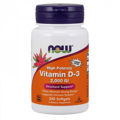 Vitamín D3 2000 IU - NOW Foods