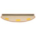 vidaXL Samolepiace schodové rohože 15 ks 80 x 24,5 x 3,5 cm Béžová