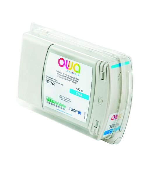 OWA Armor ink-jet kompatibilný HP DJ T7100 cyan, 400ml, komp.s CM994A