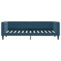 vidaXL Denná posteľ modrá 80x200 cm zamat