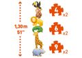 Prvé puzzle Safari zvieratká
