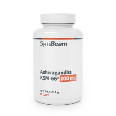 Ashwagandha KSM-66® - GymBeam, 90 kaps., kapsulovaný