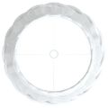vidaXL Tienidlo na lampu biele Ø30x20 cm prútené