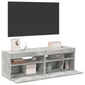 vidaXL TV skrinky s LED svetlami 2 ks betónové sivé 60x35x40 cm