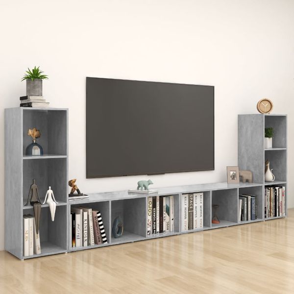vidaXL | TV skrinka | 4 pcs 37 x 35 x 107,5 cm