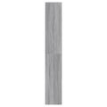 vidaXL Vysoká skrinka s LED sivá sonoma 41,5x32,5x200 cm kompoz. drevo