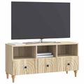vidaXL TV skrinka 102 x 34,5 x 50 cm Sonoma dub Konštruované drevo