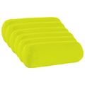 vidaXL Poťah na podložku 6 pcs HEERLEN Žiarivá zelená Ø 15 x 40 cm