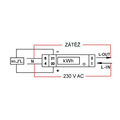 Elektromer DDS353 50 A MID, 1 mod., LCD, 1-fáz., 1-tar., fakturačný