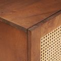 vidaXL TV skrinka Hnedá 105 x 33,5 x 46 cm Masívne mango drevo