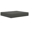 vidaXL Vankúš na vonkajšiu pohovku Polyester Antracitová 60 x 50,5 cm