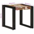 vidaXL Konferenčný stolík 40 x 40 x 38 cm Masívne obnovené drevo