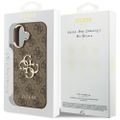 Puzdro Guess pre iPhone 17 HC 4G PU s veľkým klasickým logom 4G GD hnedé