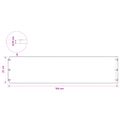 vidaXL Obrubník trávnika 20 ks 25 x 103 cm Nehrdzavejúca oceľ