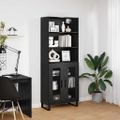 vidaXL Highboard 2 ks Čierny dub 69,5 x 34 x 180 cm